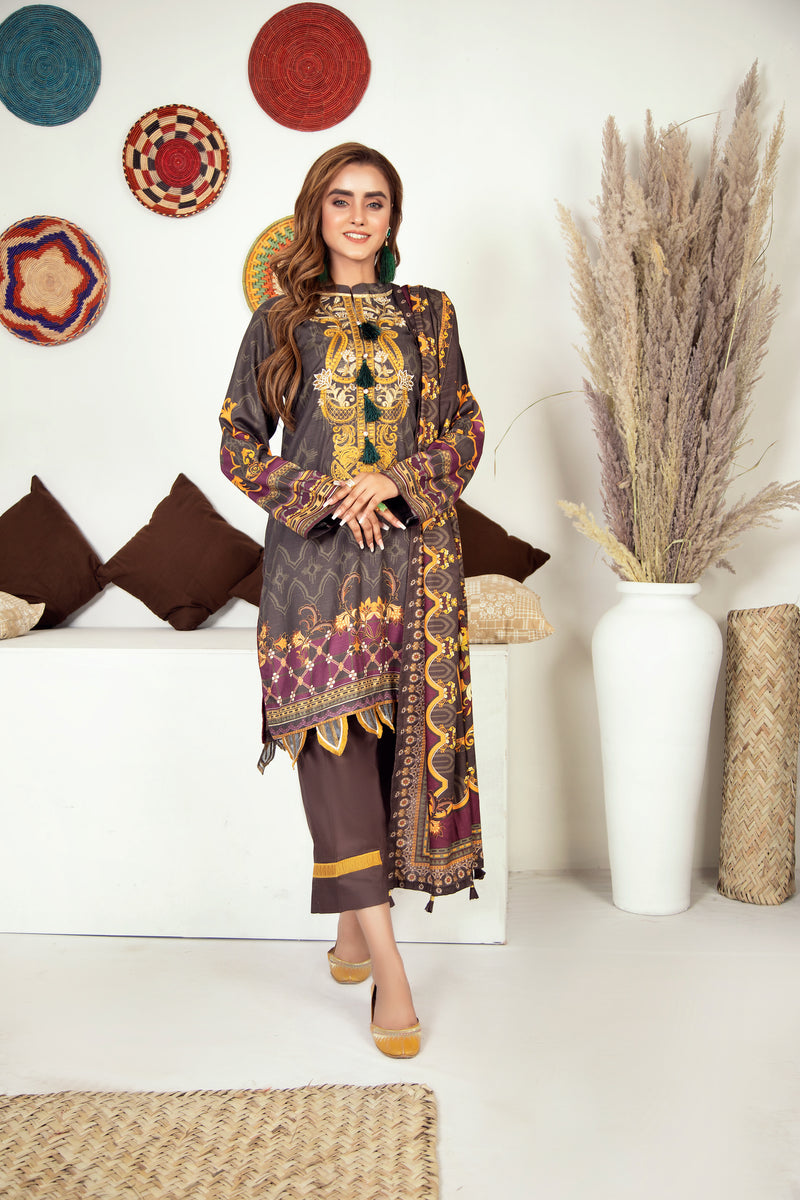 Winter Ready to Wear Embroidered Collection by Aleezay 04