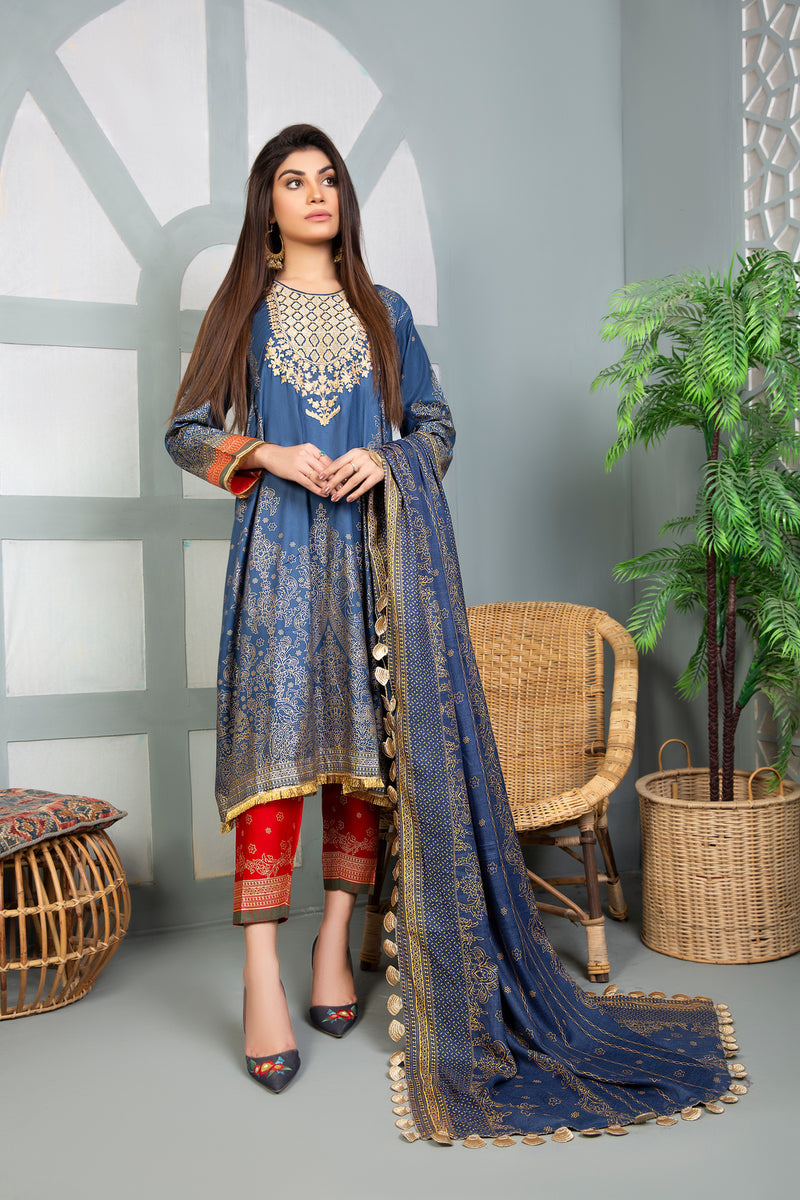 Winter Ready to Wear Embroidered Collection by Aleezay 05