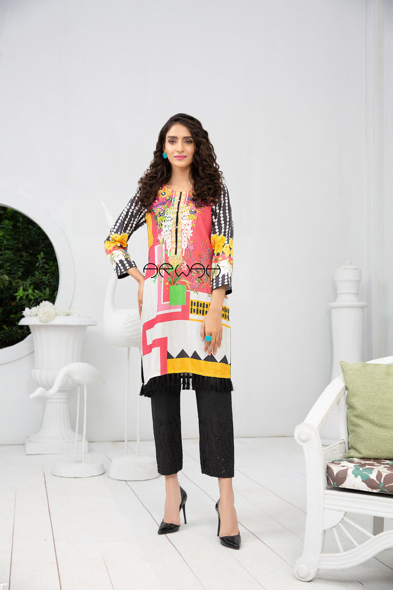 Ready to Wear Embroidered Kurta By Arwah