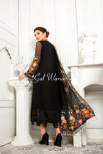 Gulwarun Ready to Wear Chiffon Embroidered Dress G08