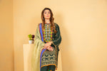 Gulwarun Ready to Wear 3 Pcs Embroiderd Linen Collection 08