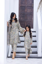 ZAIWA READY TO WEAR LINEN GIRLS DRESS 07