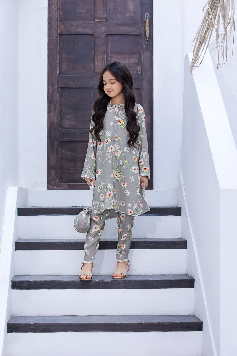 ZAIWA READY TO WEAR LINEN GIRLS DRESS 07