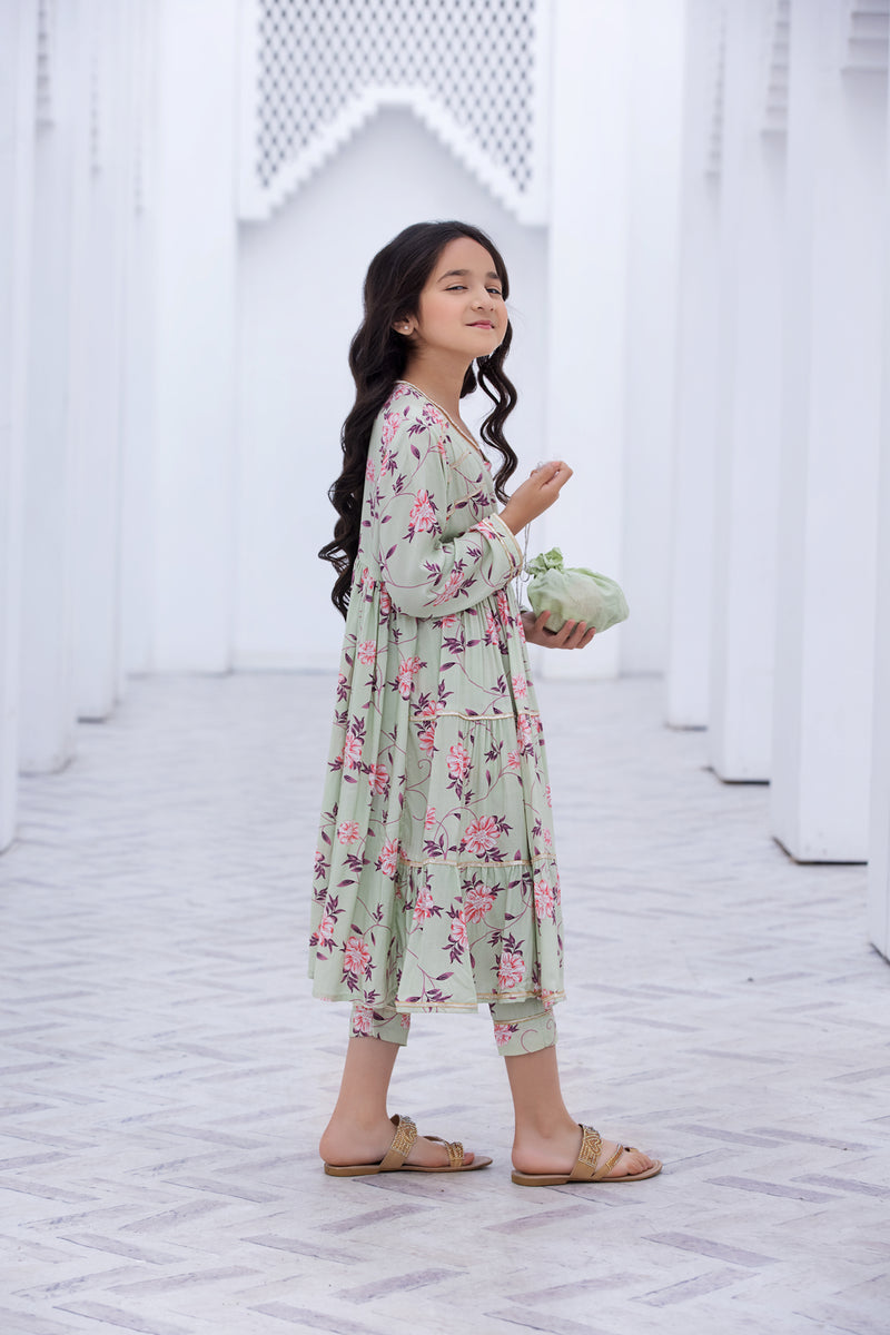 ZAIWA READY TO WEAR LINEN GIRLS DRESS 02