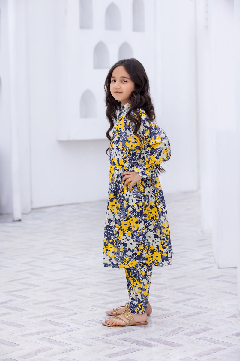 ZAIWA READY TO WEAR LINEN GIRLS DRESS 11