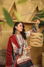 Jacquard Lawn Ready to Wear 3 Pcs Embroidered Dress by Panache 09