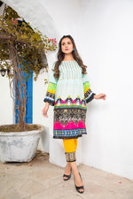 2pc Hand touch-up Winter Dress by Sakeena Hasan