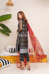 Silk Block Printed Ready to Wear Dress by Sakeena Hasan 04