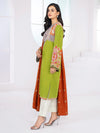 3PC LIMELIGHT KHADDAR WOOL SHAWL DRESS 10