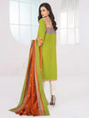 3PC LIMELIGHT KHADDAR WOOL SHAWL DRESS 10