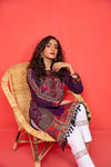 Winter 2 Pcs Hand Embroidered Khadar Dress by Zaiwa 02