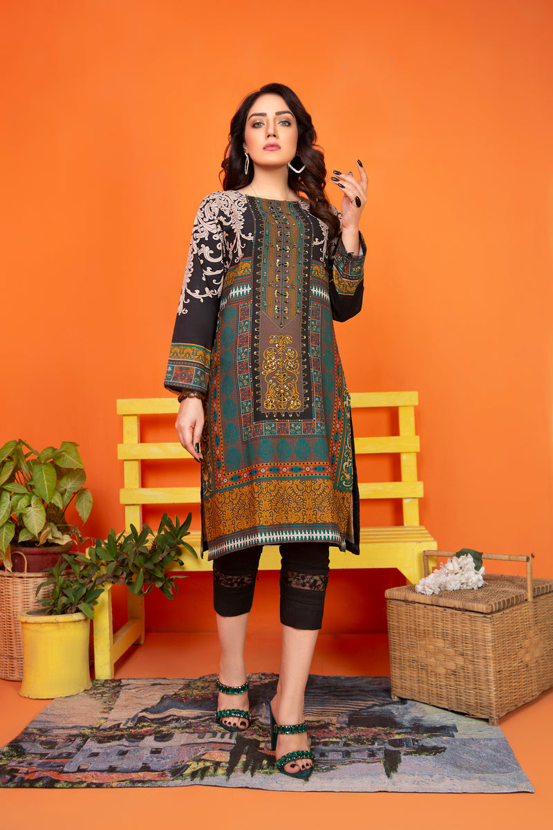 Khadar 2 Pcs Hand Work Ready to Wear Dress by Zaiwa 03