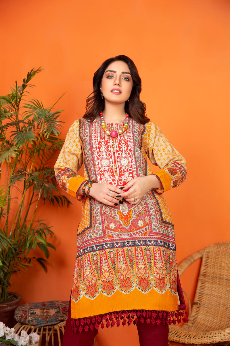 Khadar 2 Pcs Hand Work Ready to Wear Dress by Zaiwa 07