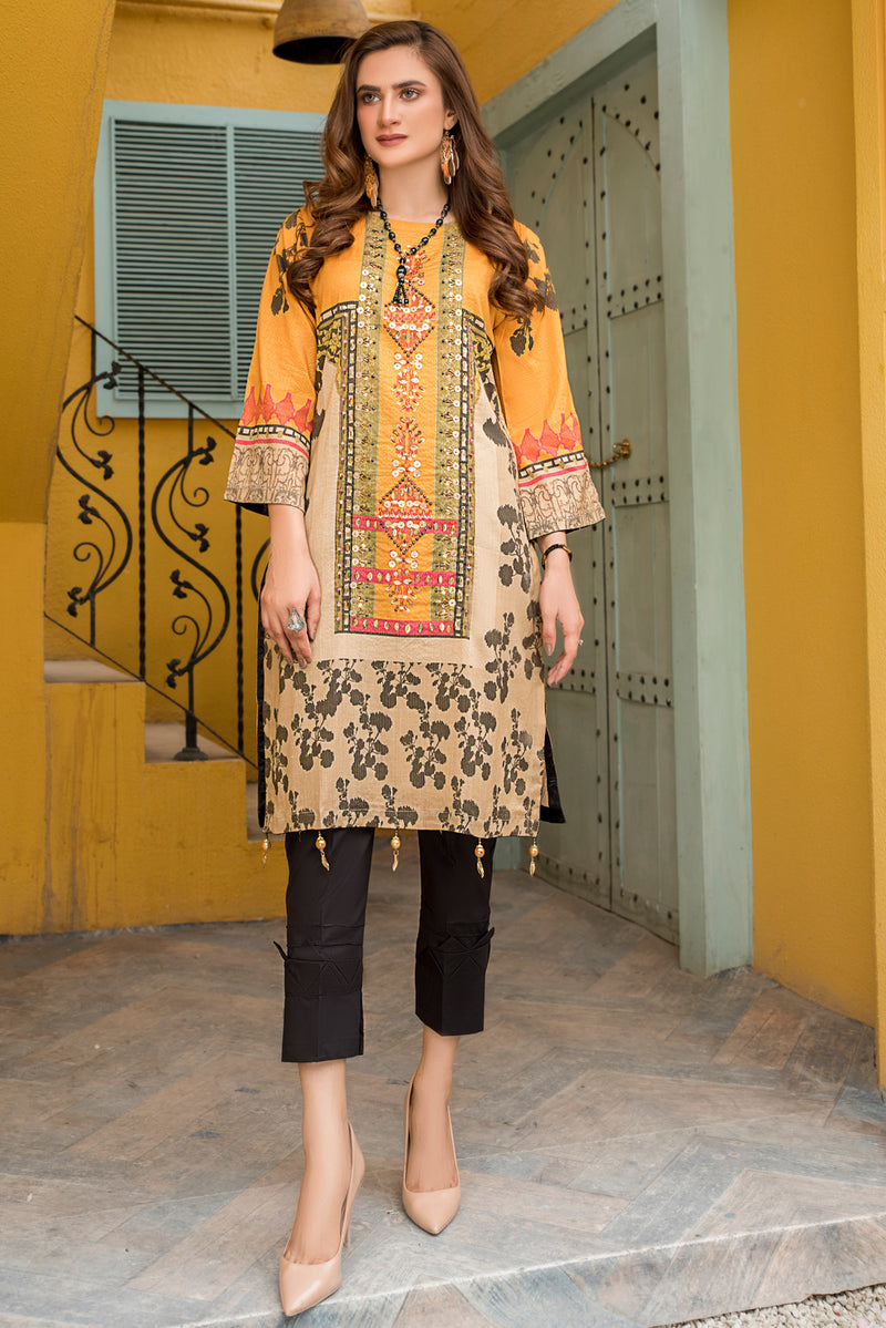 Ready to Wear 2 Pcs Lawn Embroidered Collection by Zaiwa 05