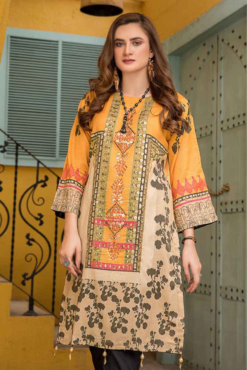 Ready to Wear 2 Pcs Lawn Embroidered Collection by Zaiwa 05