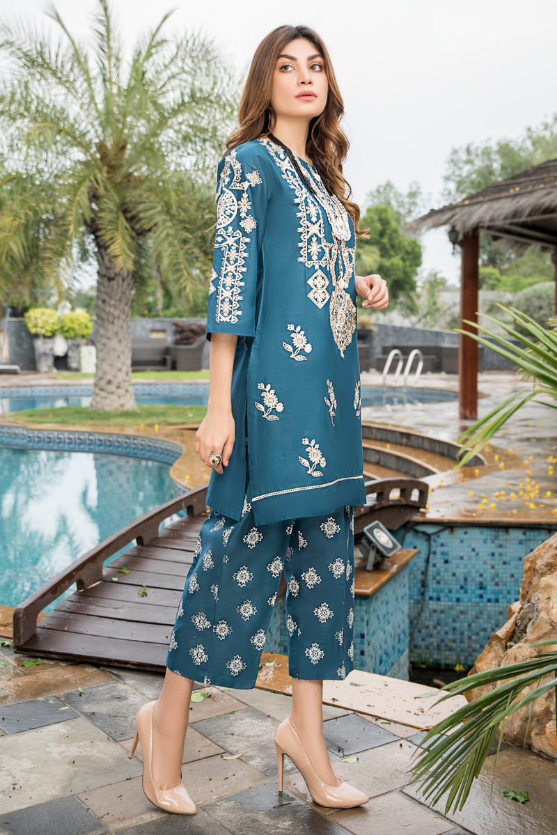 Ready to Wear Embroidered 2 Pcs Lawn Dress by Zaiwa 05