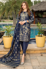 Jacquard Lawn Ready to Wear Dress by Zaiwa 02