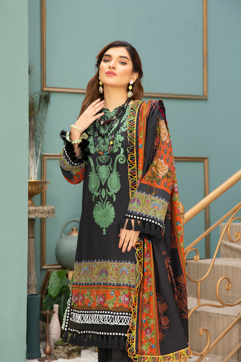 Winter Luxury Ready to Wear 3 Pcs Collection by Zimal 01